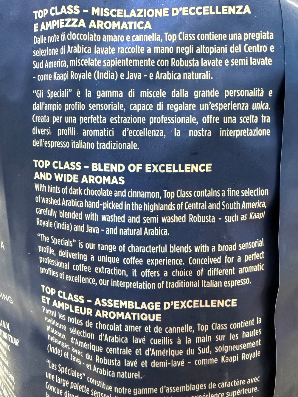 Lavazza Top Class Coffee Beans 2.2lb