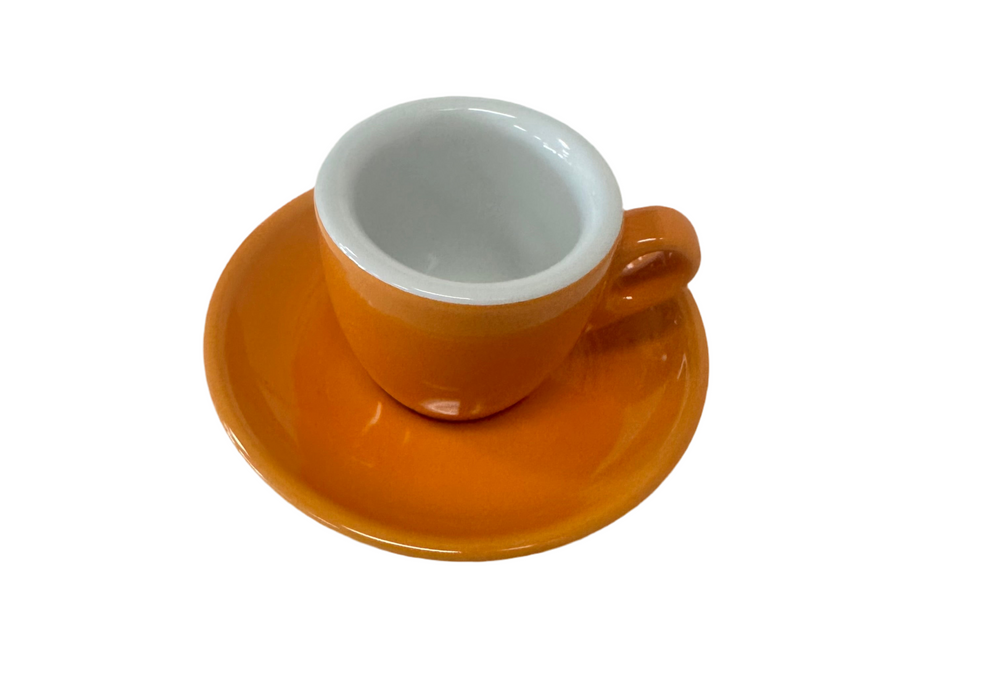 Palermo Orange Espresso Cups, by Nuova Point , set of 6, Made in Italy!