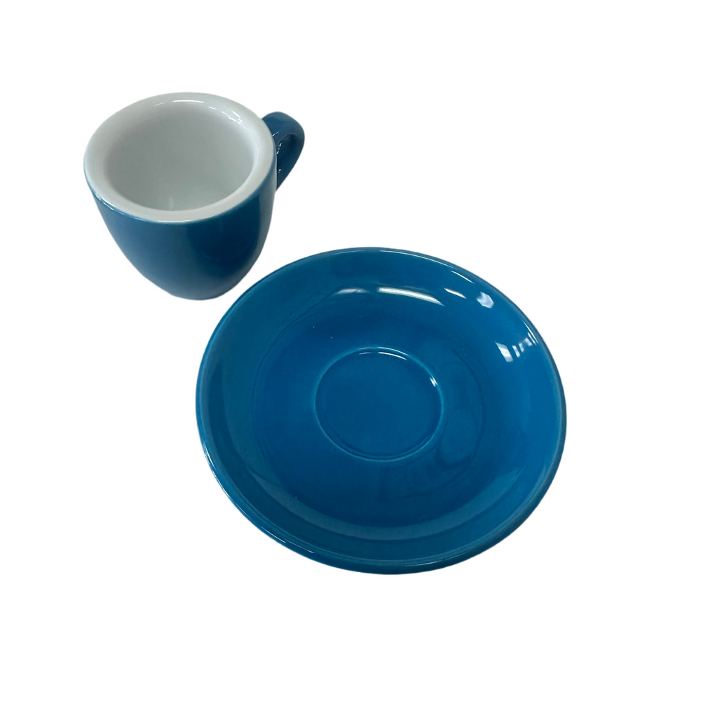 Palermo Blue Espresso Cups by Nuova Point, set of 6, Made in Italy!