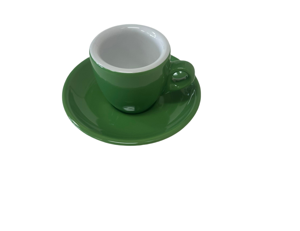 Palermo Green Espresso Cups, by Nuova Point , set of 6, Made in Italy!