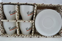set of cappuccino cups