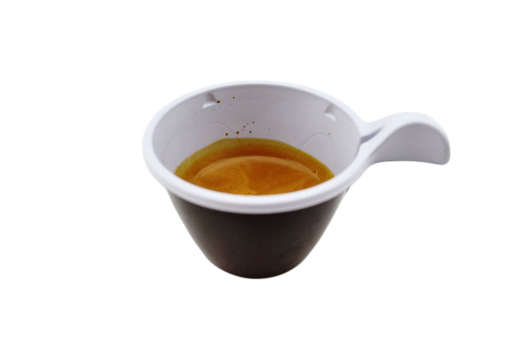 Plastic Espresso Cups with Handle 3oz.by Darnel (sleeve of 25)