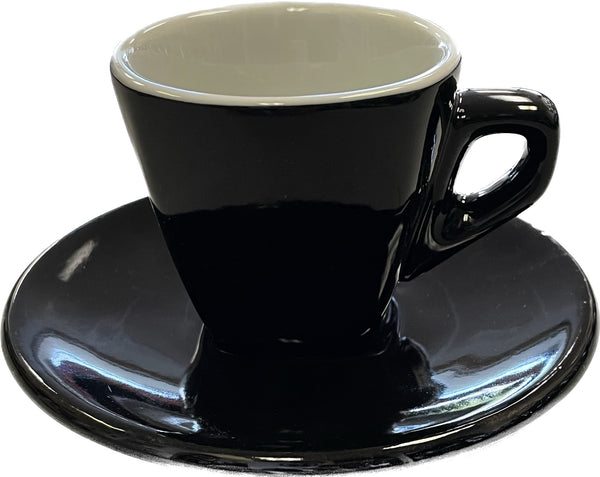 Zeta Matte Black Espresso Cup Set