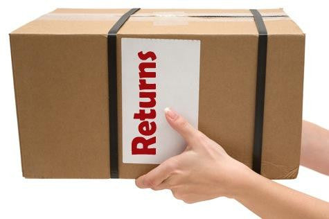 Box showing Returns to symbolize Refurbished Espresso Machines
