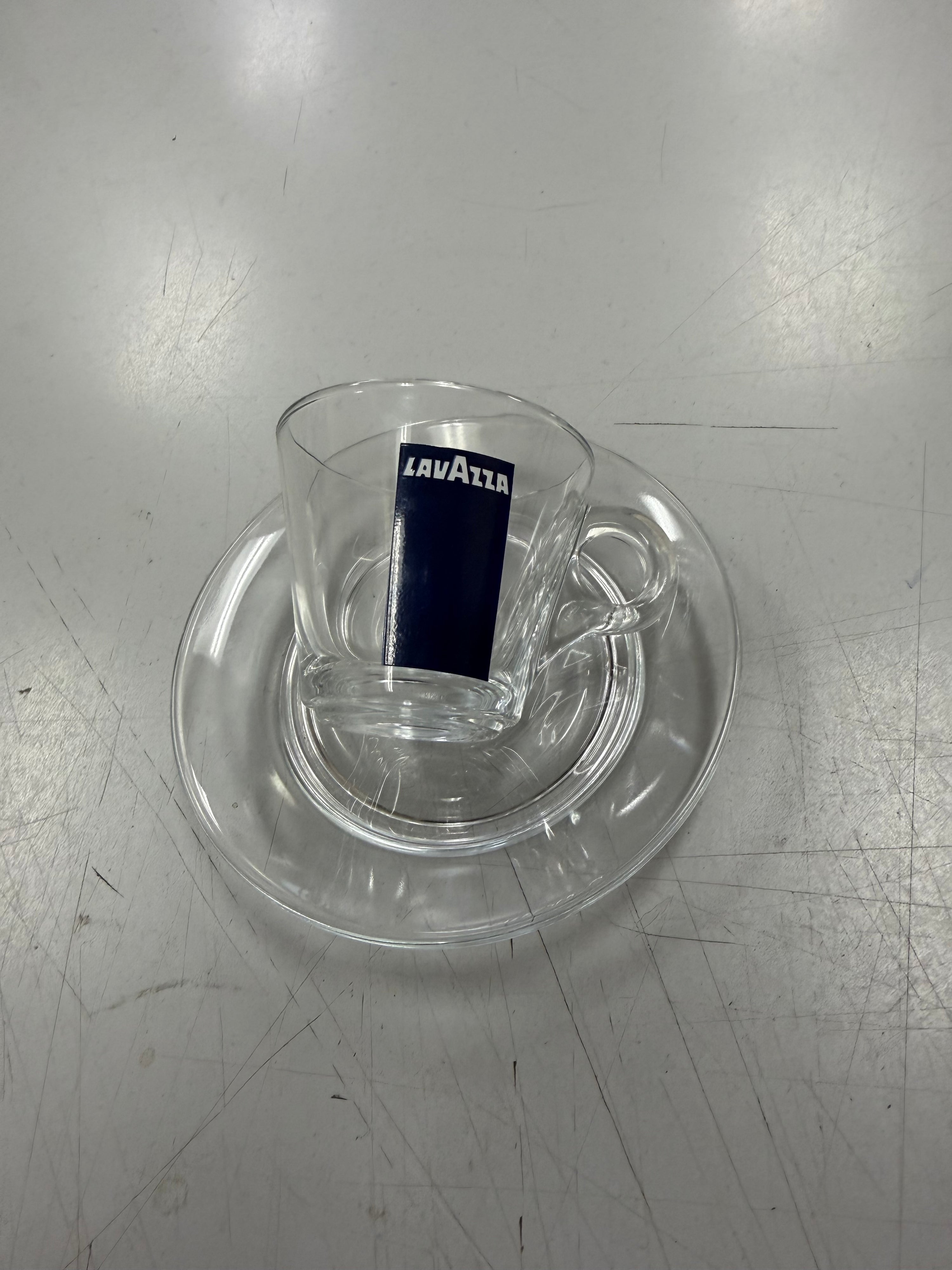 Lavazza Glass Espresso Cups--Set of 12
