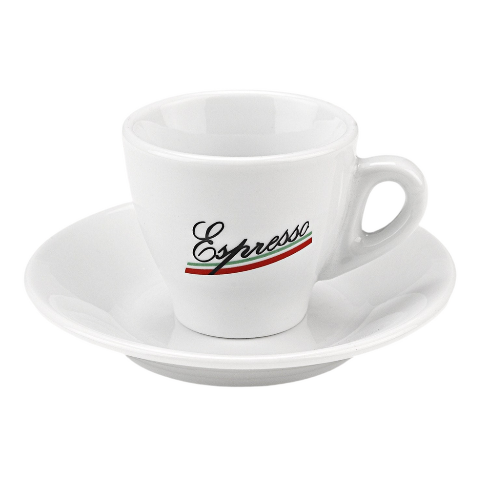 Espresso Cups with Espresso Motif