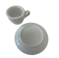 Palermo White  Espresso Cups,  by Nuova Point, Made in Italy!