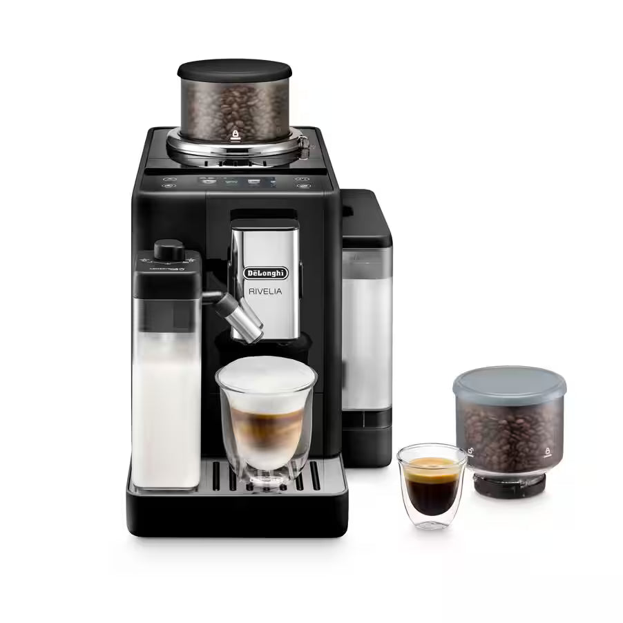 Delonghi Rivelia Automatic Espresso Machine, Onyx Black     | 2 yrs Warranty