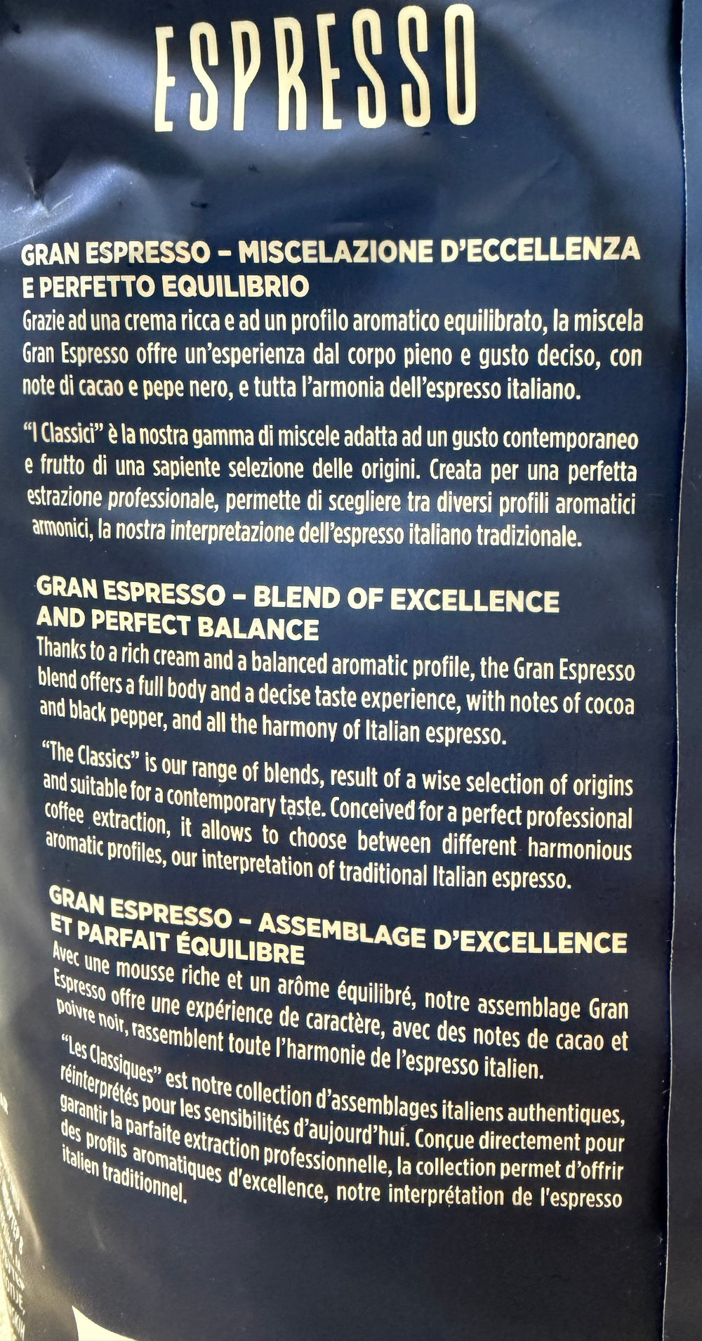 Lavazza Gran Espresso Espresso Beans 2.2lb