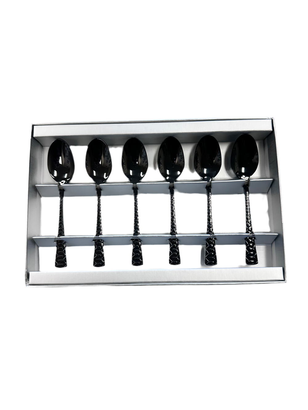 Espresso Spoons Black  Set of 6