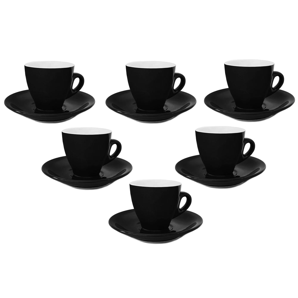 Black Espresso Cups set of 6