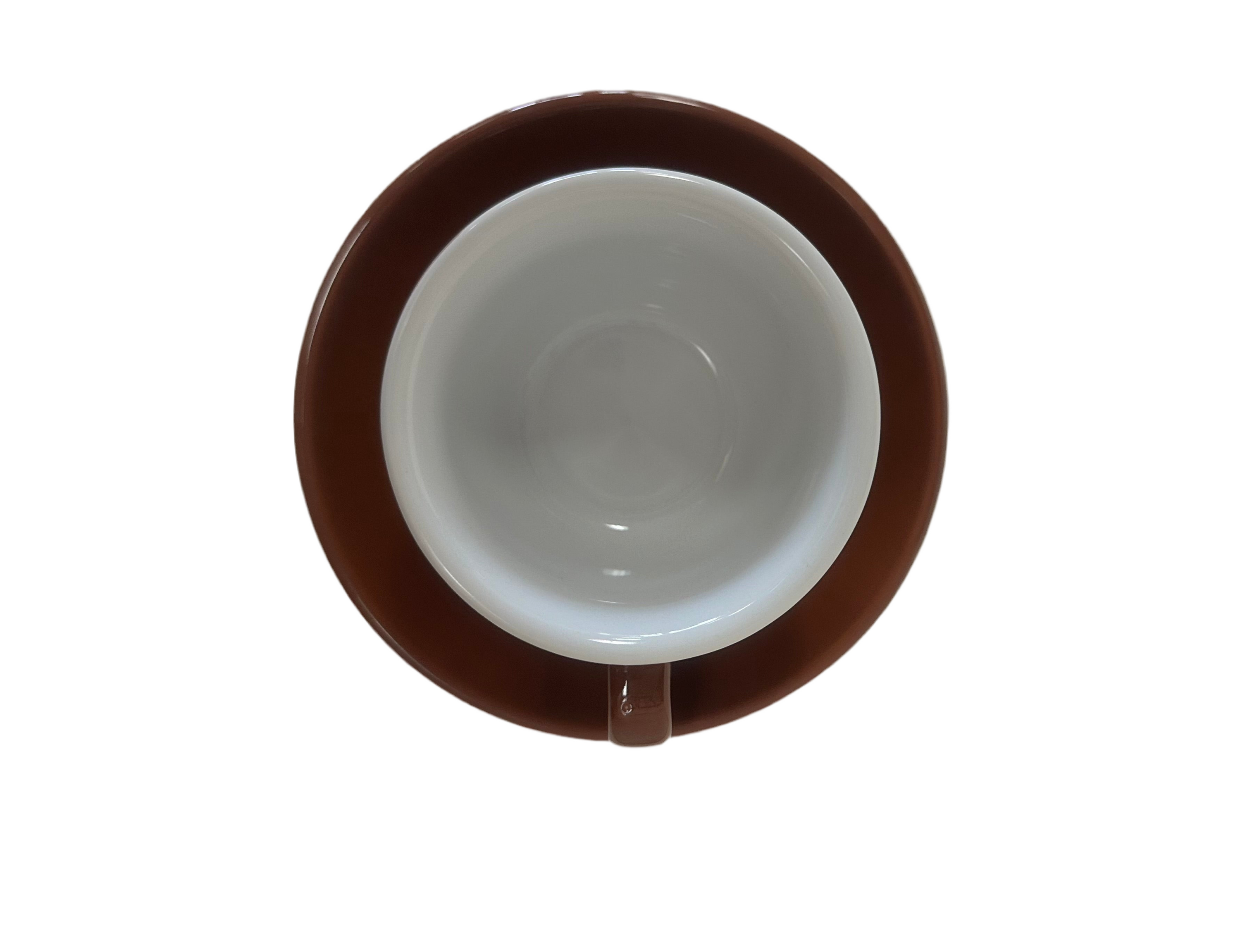 Palermo Brown Cappuccino-Latte  Cups, by Nuova Point,  Made in Italy!