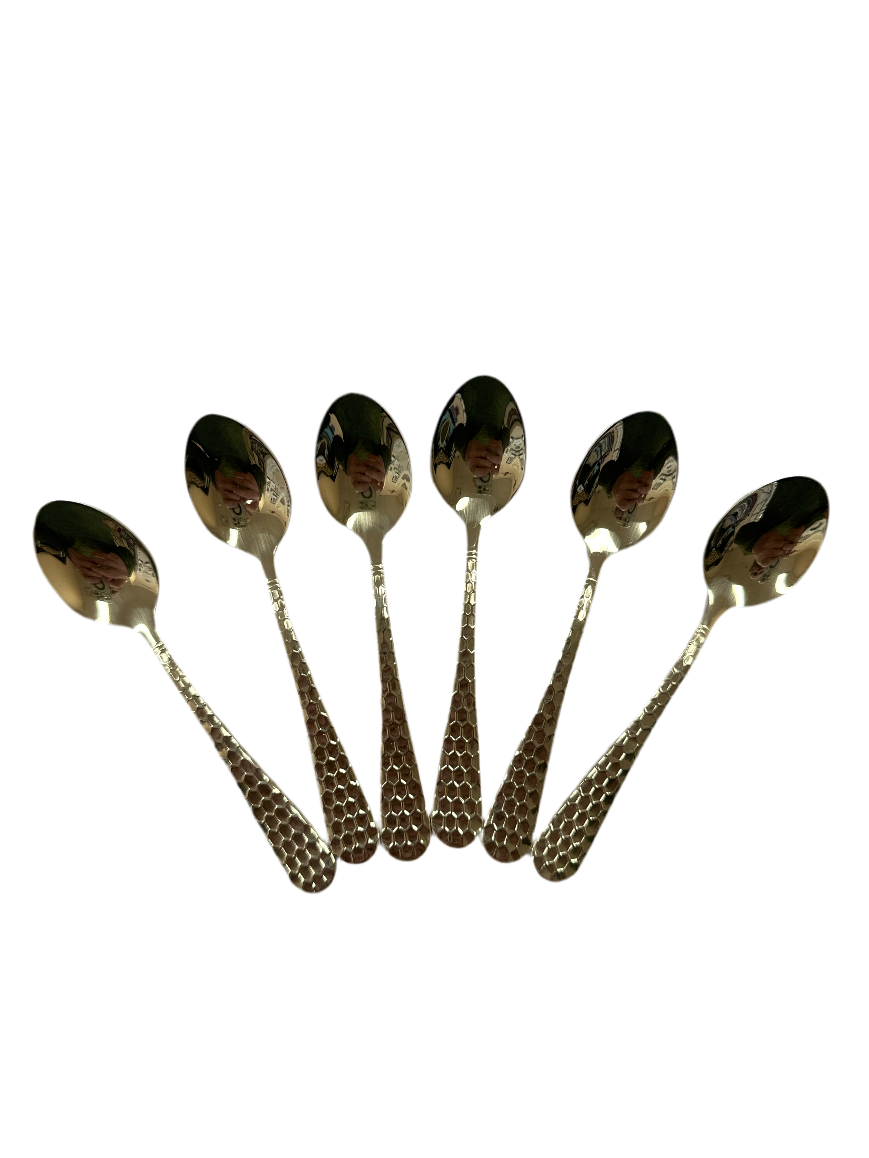 Espresso Spoons Gold Color  Set of 6