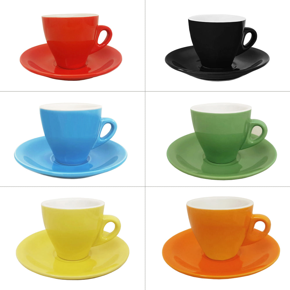 Multi color Espresso Cups set of 6