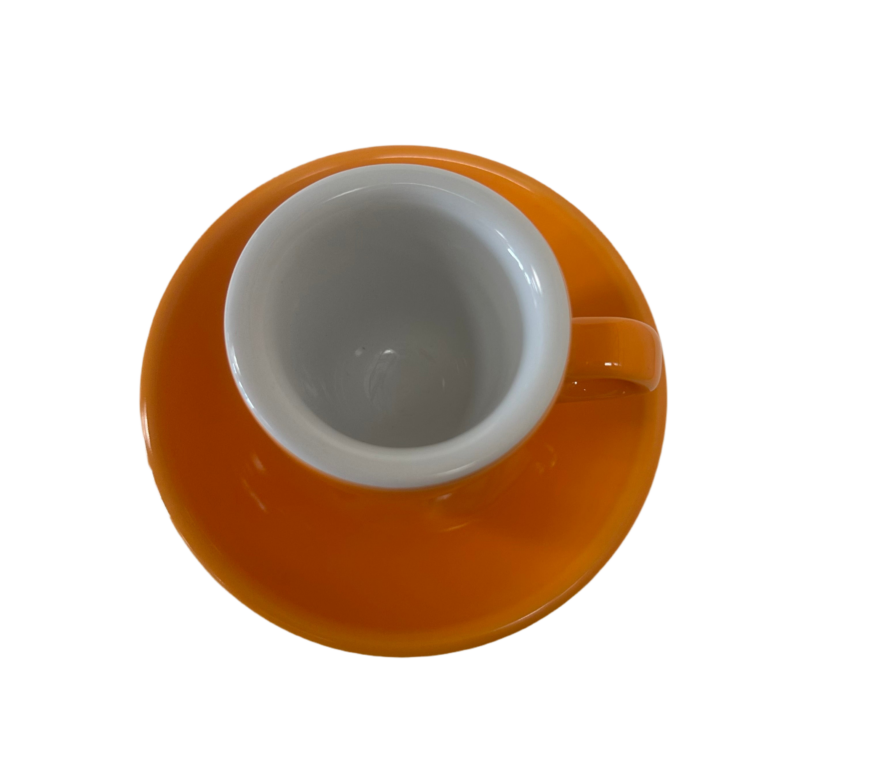 Palermo Orange Espresso Cups, by Nuova Point,  Made in italy!