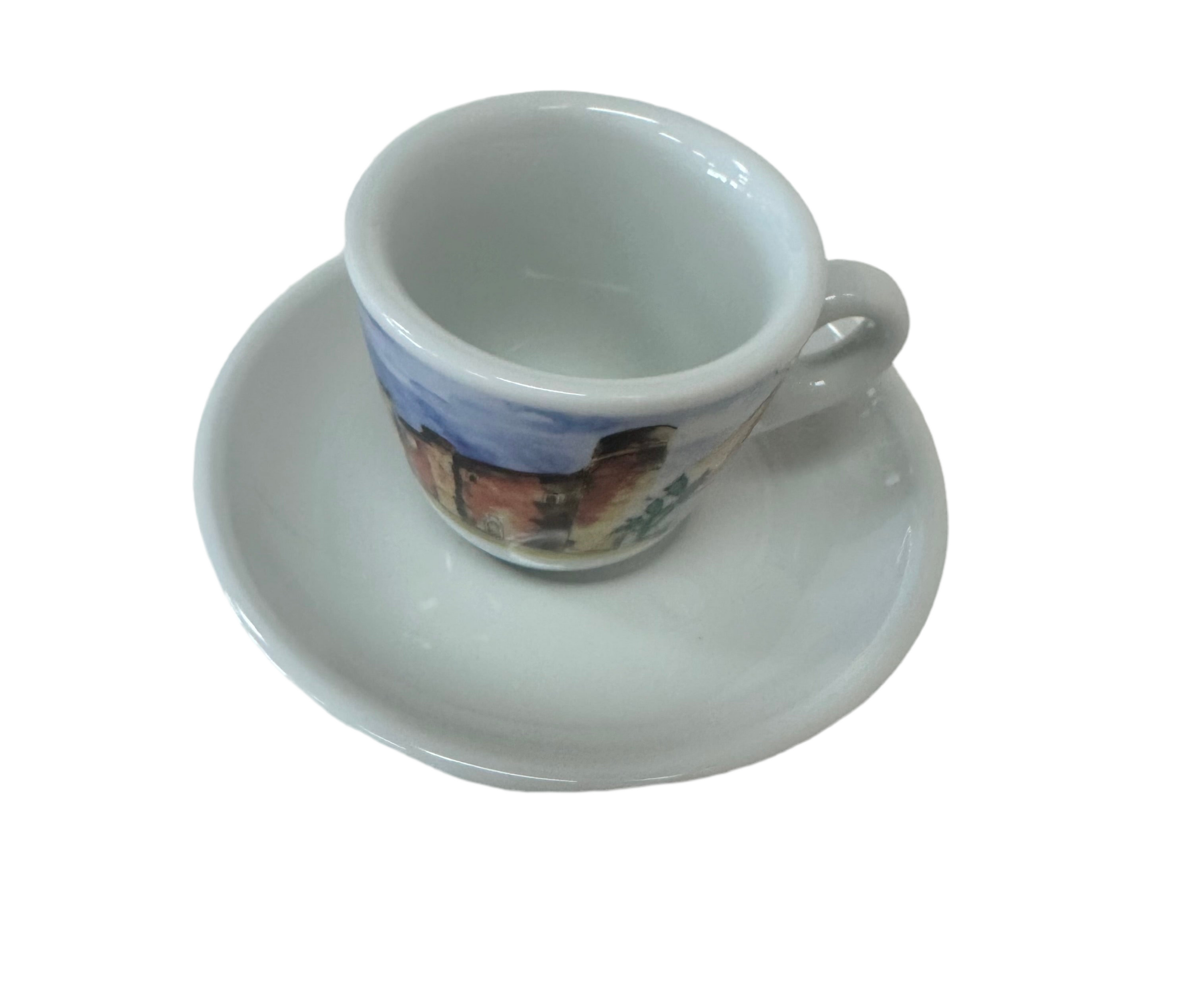 Genova Espresso Cups, set of 6,   Made in Italy!