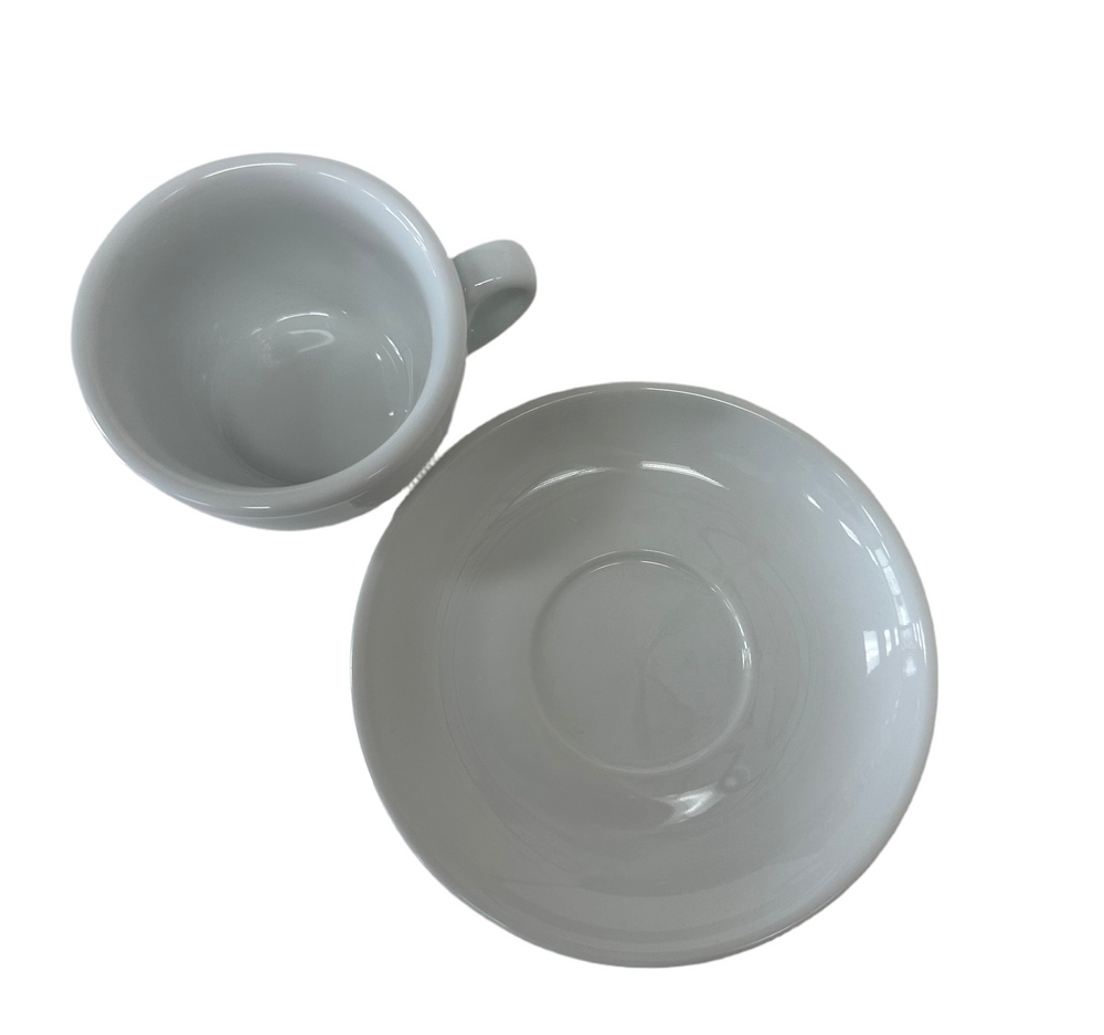 Palermo White Cappuccino-Latte Cups, by Nuova Point, Made in Italy!