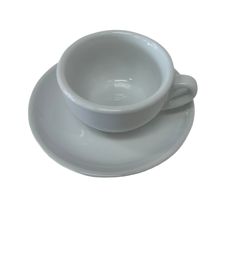 Palermo White Cappuccino-Latte Cups, by Nuova Point, Made in Italy!