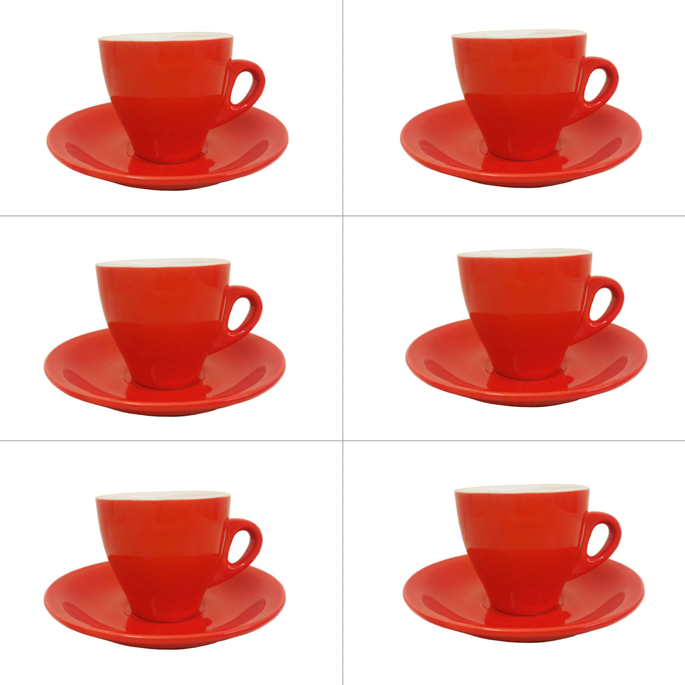 Red Espresso Cups set of 6