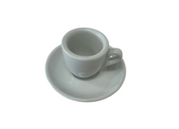 Palermo White  Espresso Cups,  by Nuova Point, Made in Italy!