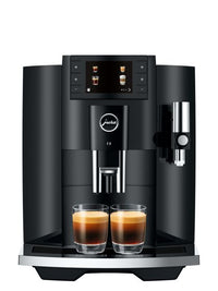 JURA E8 Piano Black NAC Superautomatic Coffee Machine | 15648 2 yrs Warranty