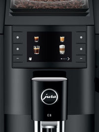 JURA E8 Piano Black NAC Superautomatic Coffee Machine | 15648 2 yrs Warranty