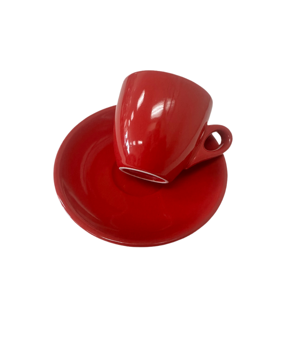 Palermo Red Espresso Cups, by Nuova Point,  Made in Italy!