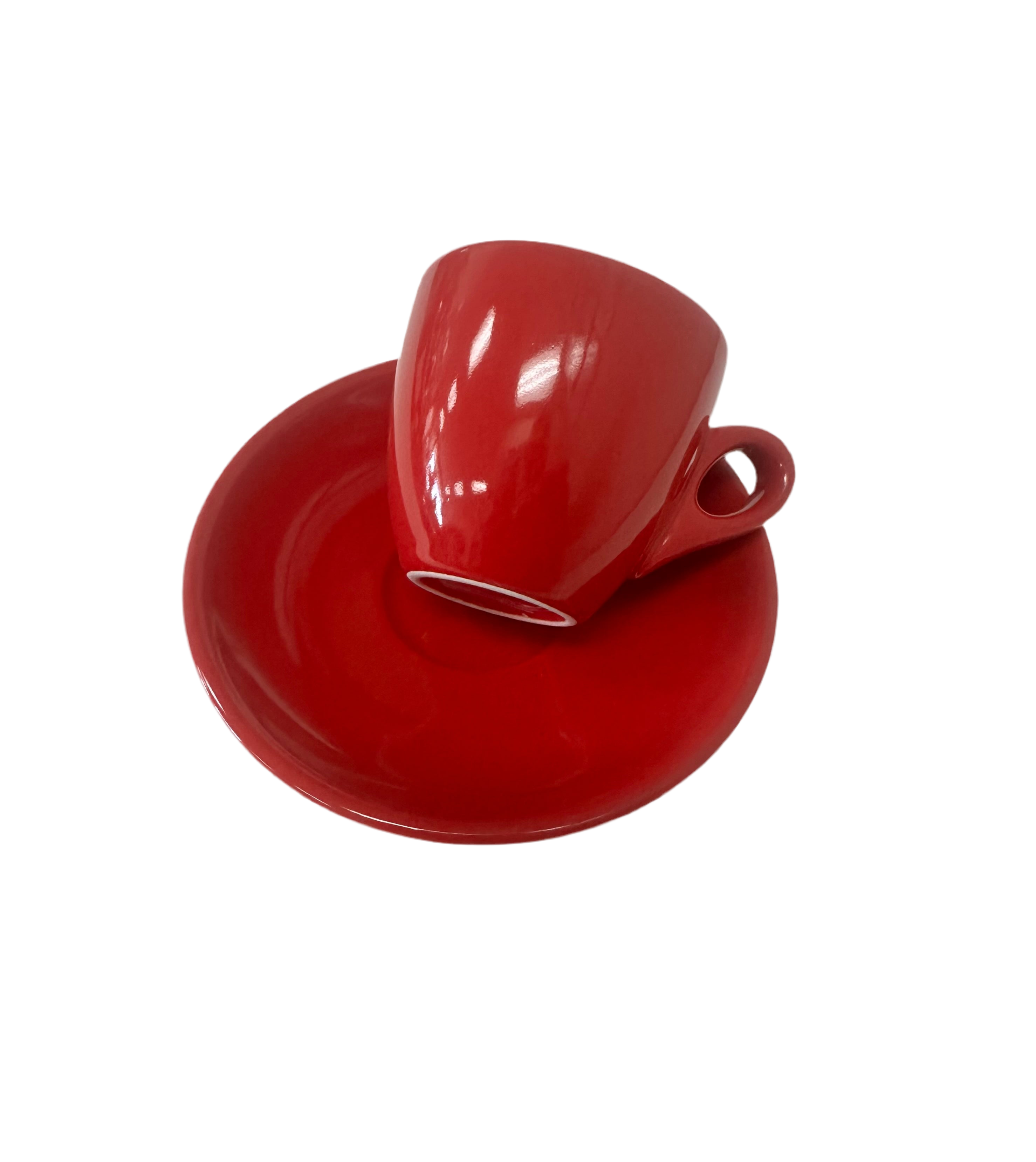 Palermo Red Espresso Cups, by Nuova Point,  Made in Italy!