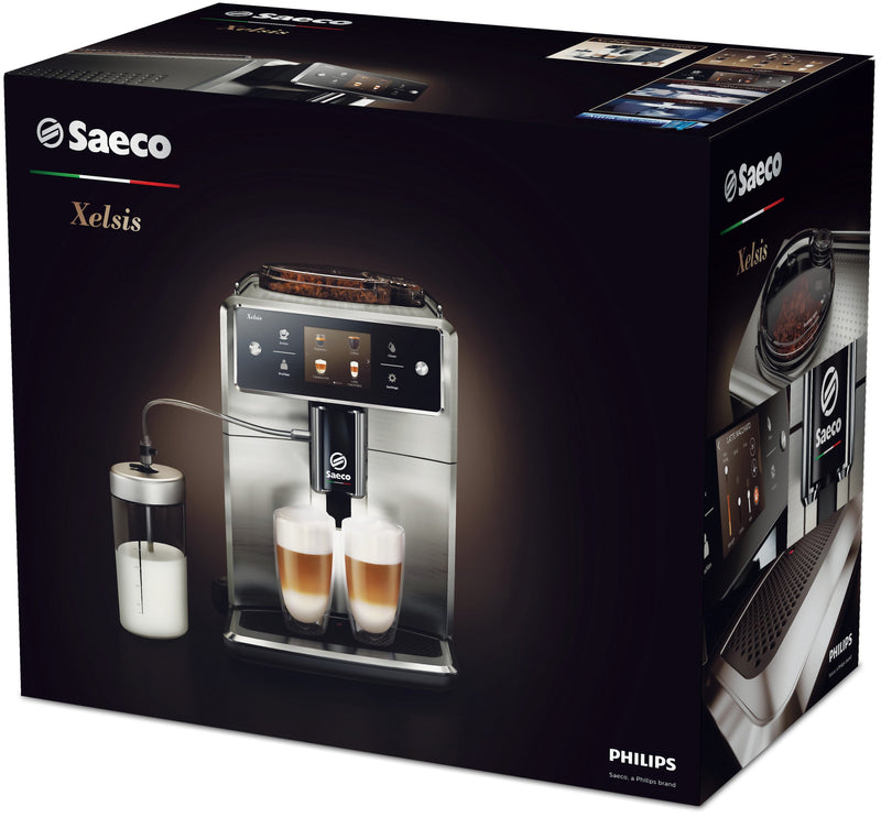 Saeco Xelsis SM7685 Superautomatic Espresso Machine - Stainless Steel  (Certified Refurbished)