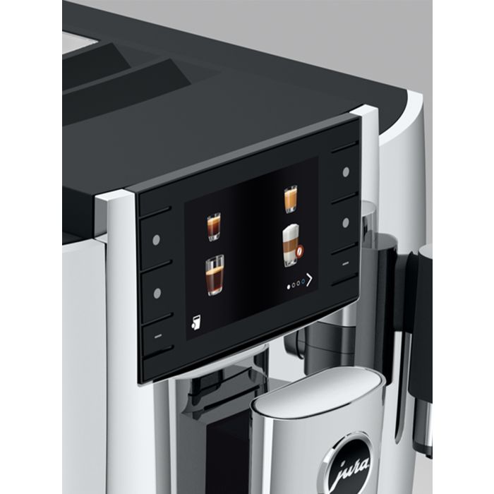 JURA E8 Chrome  NAC Superautomatic Coffee Machine | 15646 2 yrs Warranty