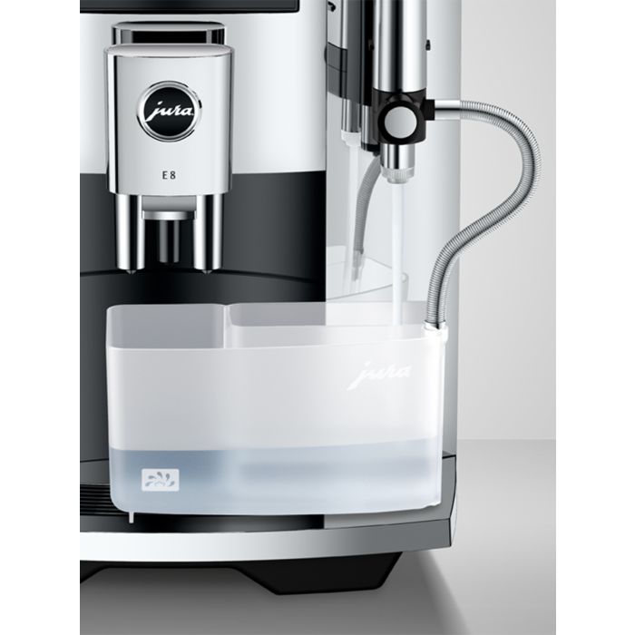 JURA E8 Chrome  NAC Superautomatic Coffee Machine | 15646 2 yrs Warranty