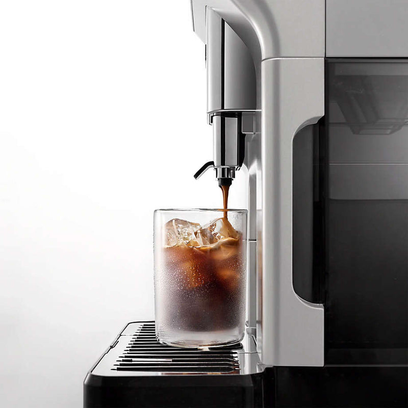  De'Longhi Dinamica Espresso Machine, White - Automatic  Bean-to-Cup Brewing, Built-In Steel Burr Grinder & Manual Frother -  One-Touch Hot & Iced Coffee - Easy Cleanup: Home & Kitchen
