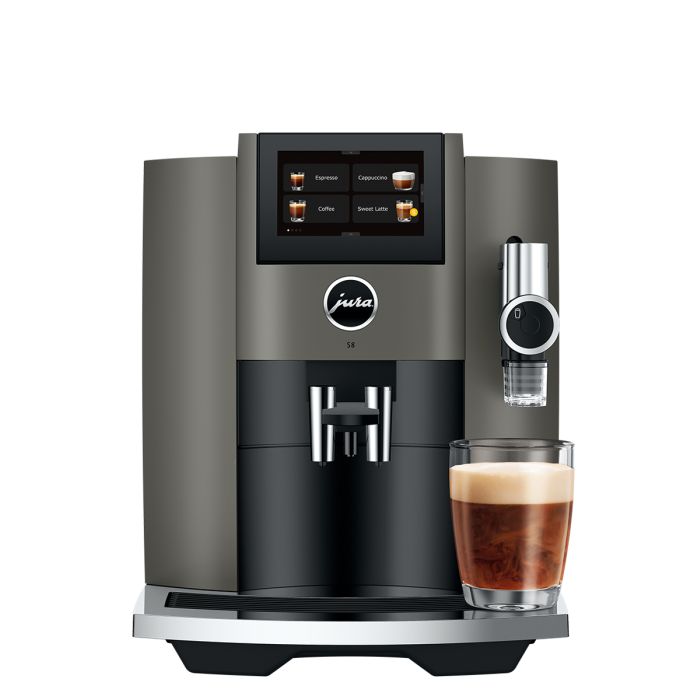 JURA S8 Dark Inox Superautomatic Espresso Machine 15755  | 2 yrs Warranty