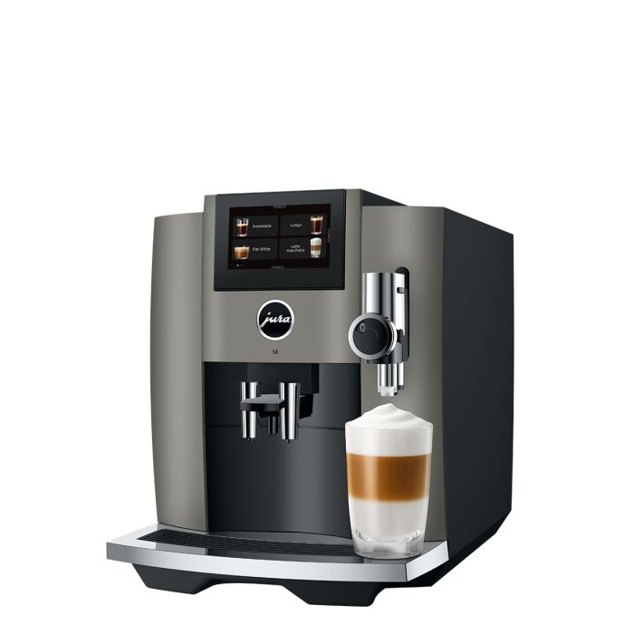 JURA S8 Dark Inox Superautomatic Espresso Machine 15755  | 2 yrs Warranty