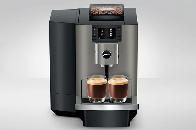 JURA X10 Dark Inox Professional Superautomatic Coffee Espresso Machine