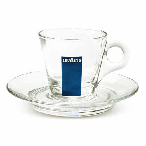 Lavazza Espresso Glass Cups--Set of 12