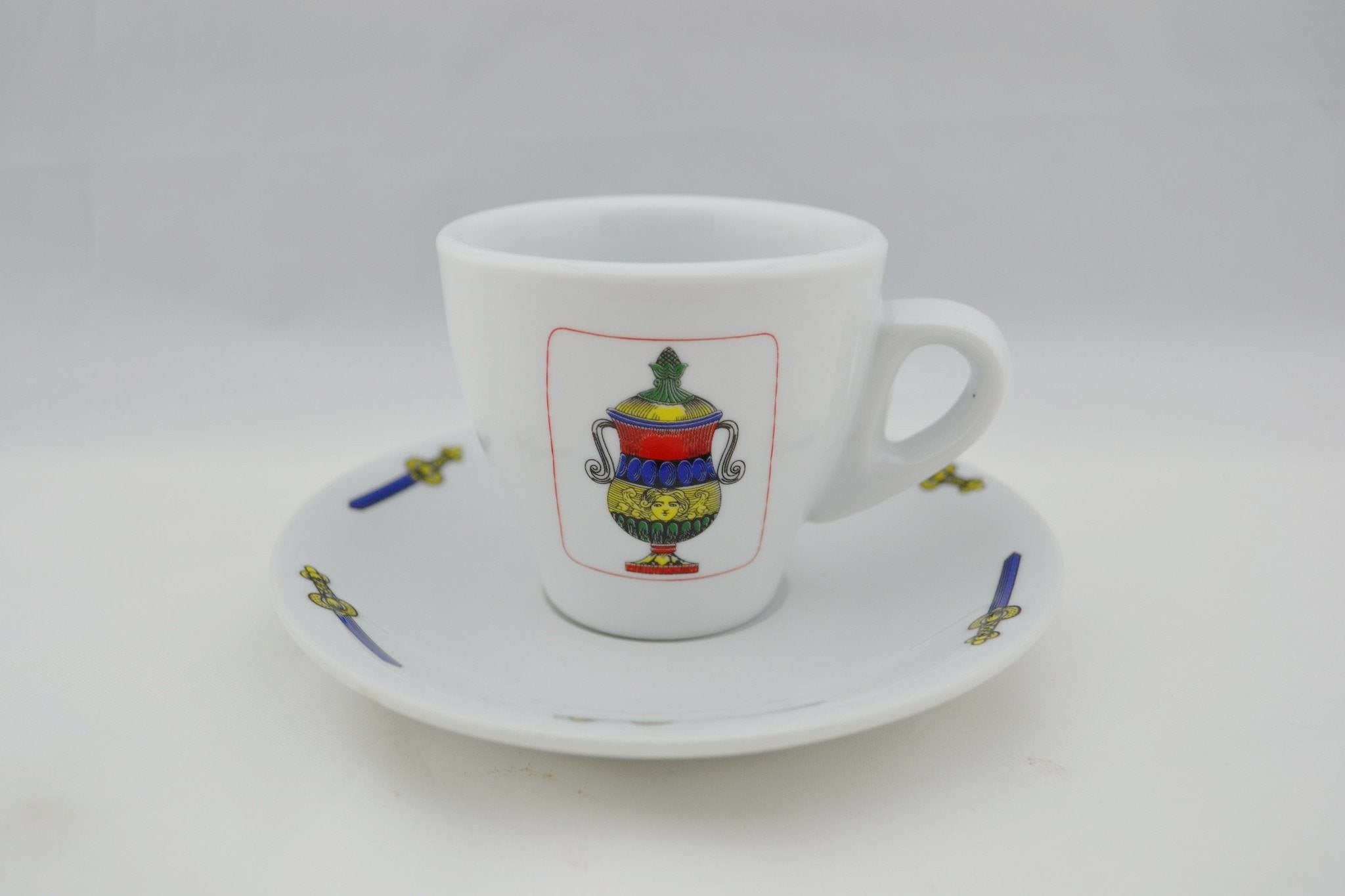 Italian Playing Cards Espresso Cups - Thumbnail 2