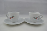 Espresso Cups with Espresso Motif