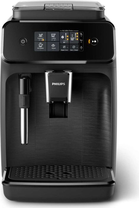 open Box Philips Saeco 2200 Series Superautomatic Espresso Machine Classic Milk Frother Black EP2220/14
