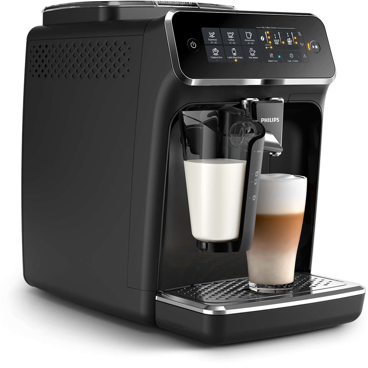 (OPEN BOX)  | Philips Saeco 3200  Superautomatic Espresso Machine LatteGo Black EP3241/54