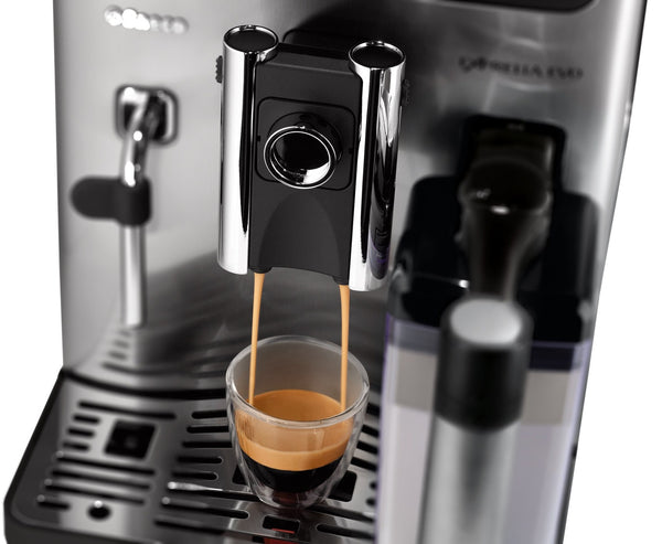 Refurbished Saeco Exprelia EVO Black Espresso Machine HD8855/47 * *STO ...