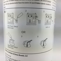 Bottle Instructions for Puro Milk Carafe Cleaner