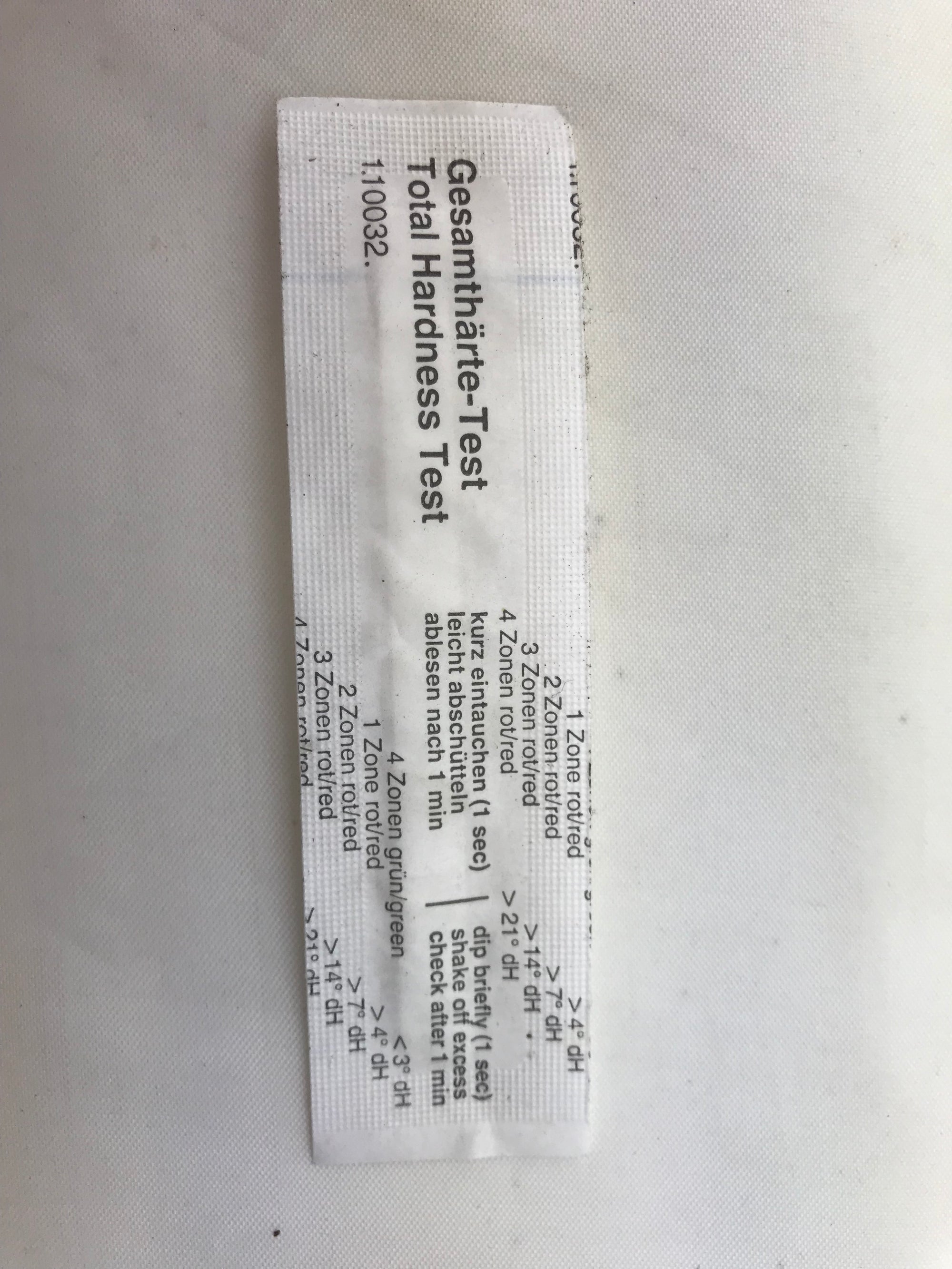 Water Hardness Testing Strip Manuf. 996530039604 0301.961 HD5085/01 Espresso Machine Experts