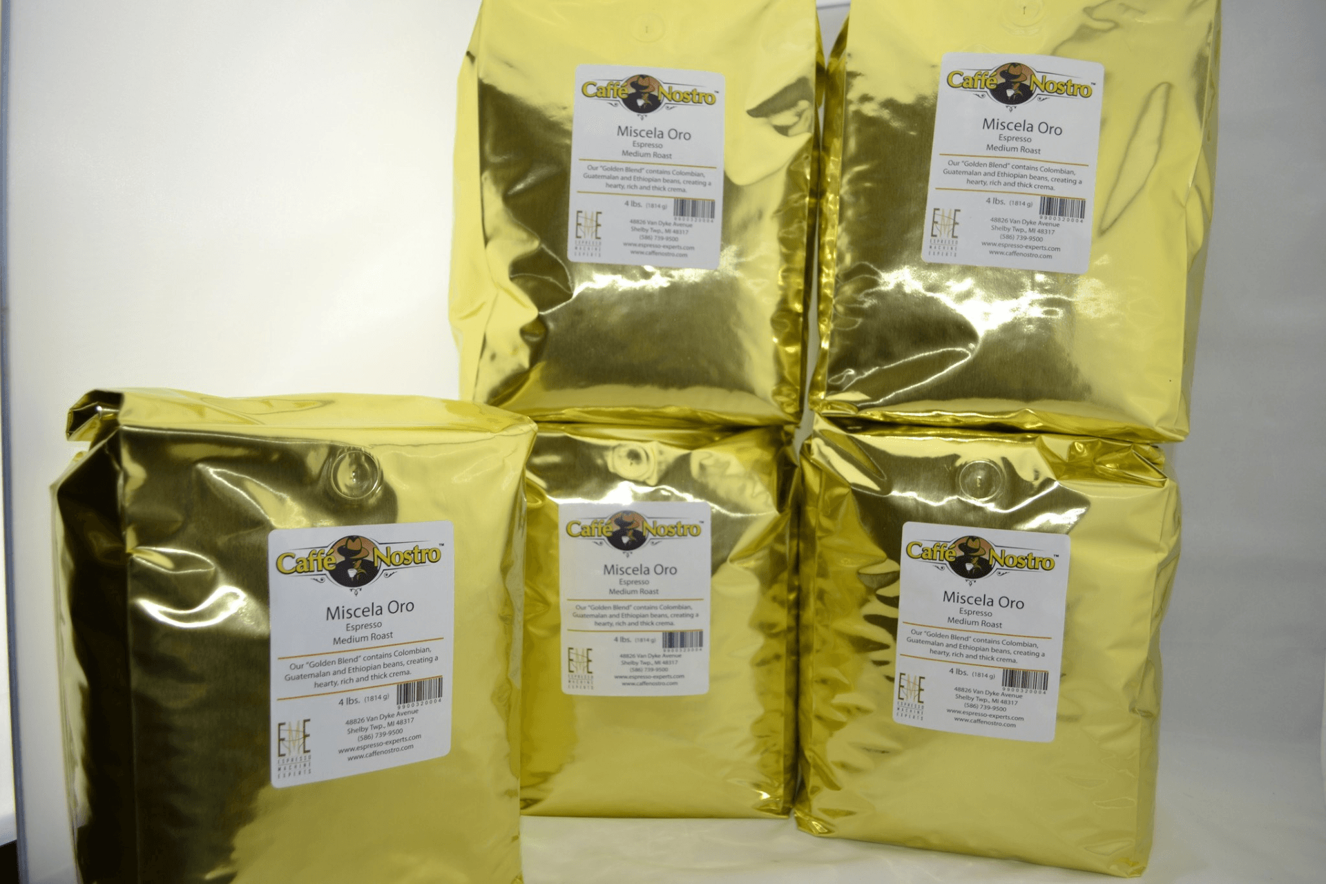 Caffé Nostro™ - Miscela Oro Espresso Coffee Beans