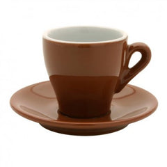 Dark Chocolate Brown I.P.A Italian Cappuccino Cups