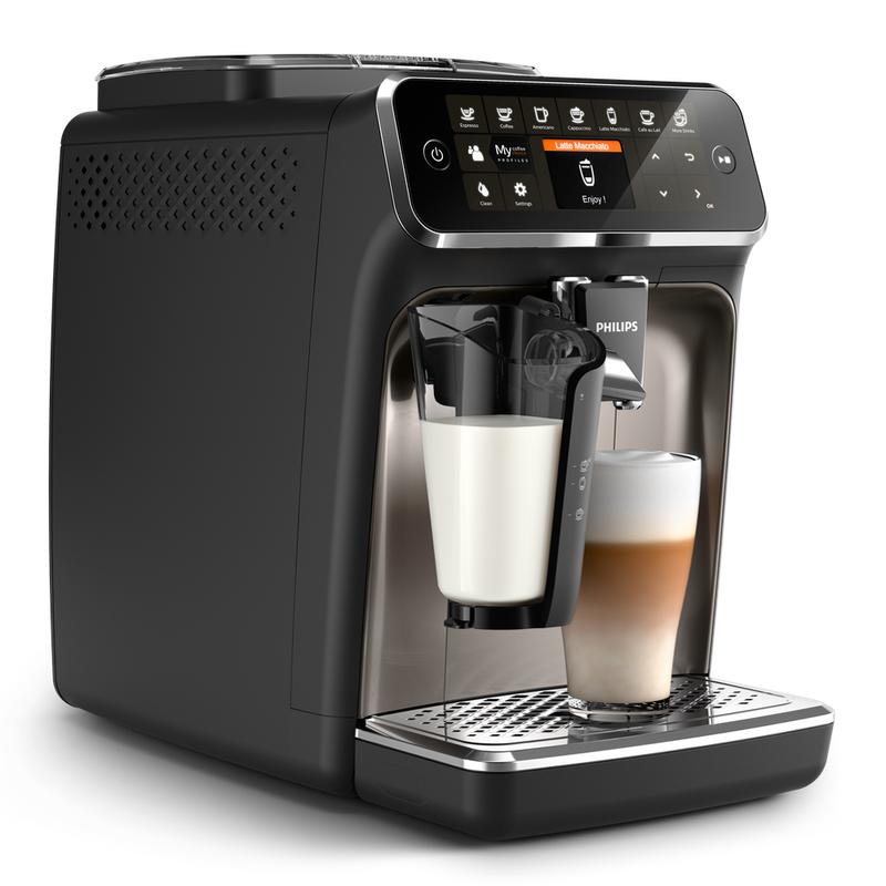 ( OPEN BOX ) Philips Saeco 4300 Series Superautomatic Espresso Machine Latte Go EP4347/94