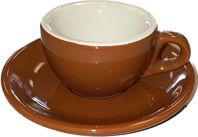 Brown Cappuccino Cups by Nuova Point, Made in Italy! - Espresso Machine  Experts