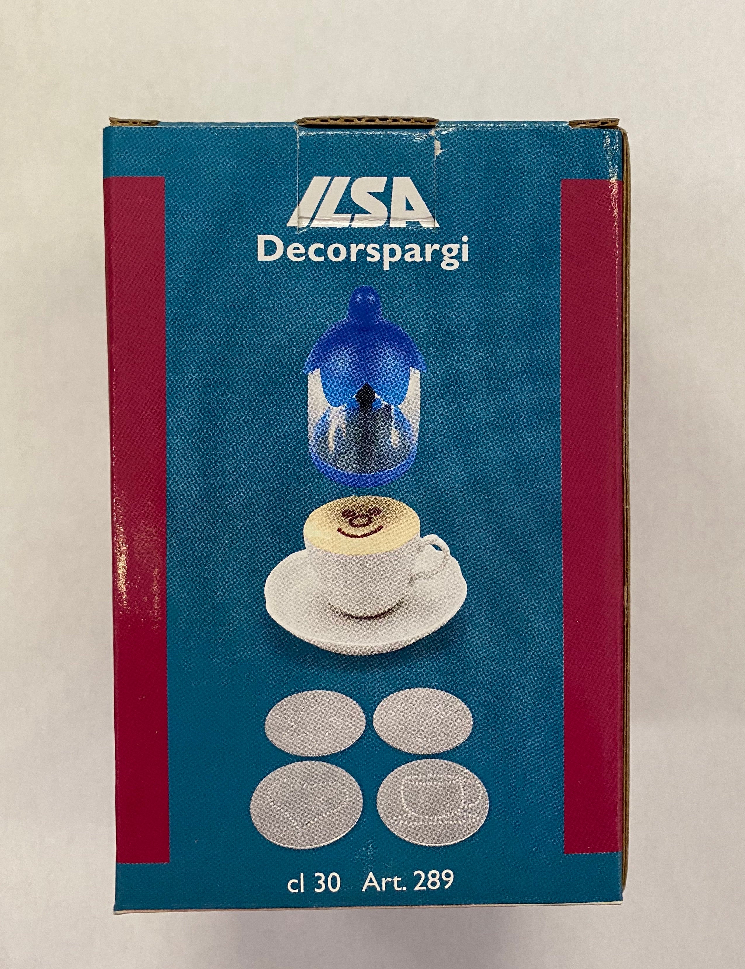 Coffee Duster Machine Ilsa Blue Cappuccino Duster ideal for decorating Cappuccino or Dessert ...