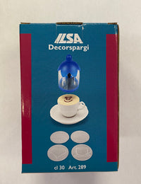Ilsa Blue Cappuccino Duster ideal for decorating Cappuccino or Desserts