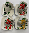 Set of 4 hand painted Espresso Cups | Italy